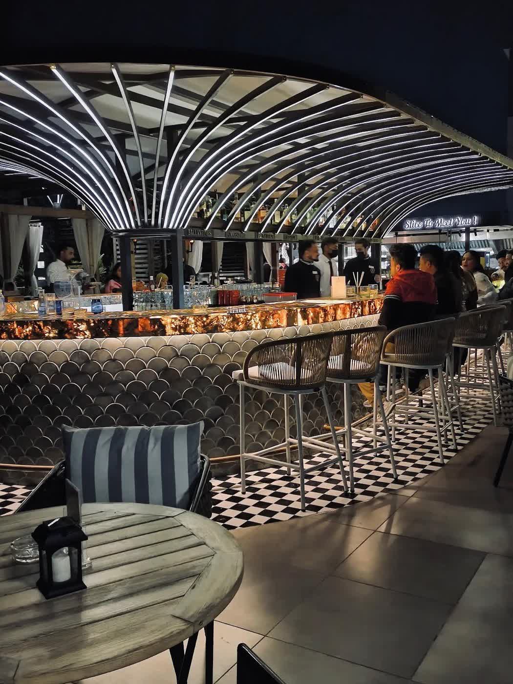 Farzi Café interior detail