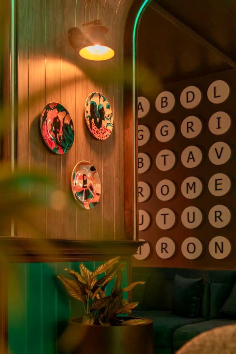 Farzi Café interior detail