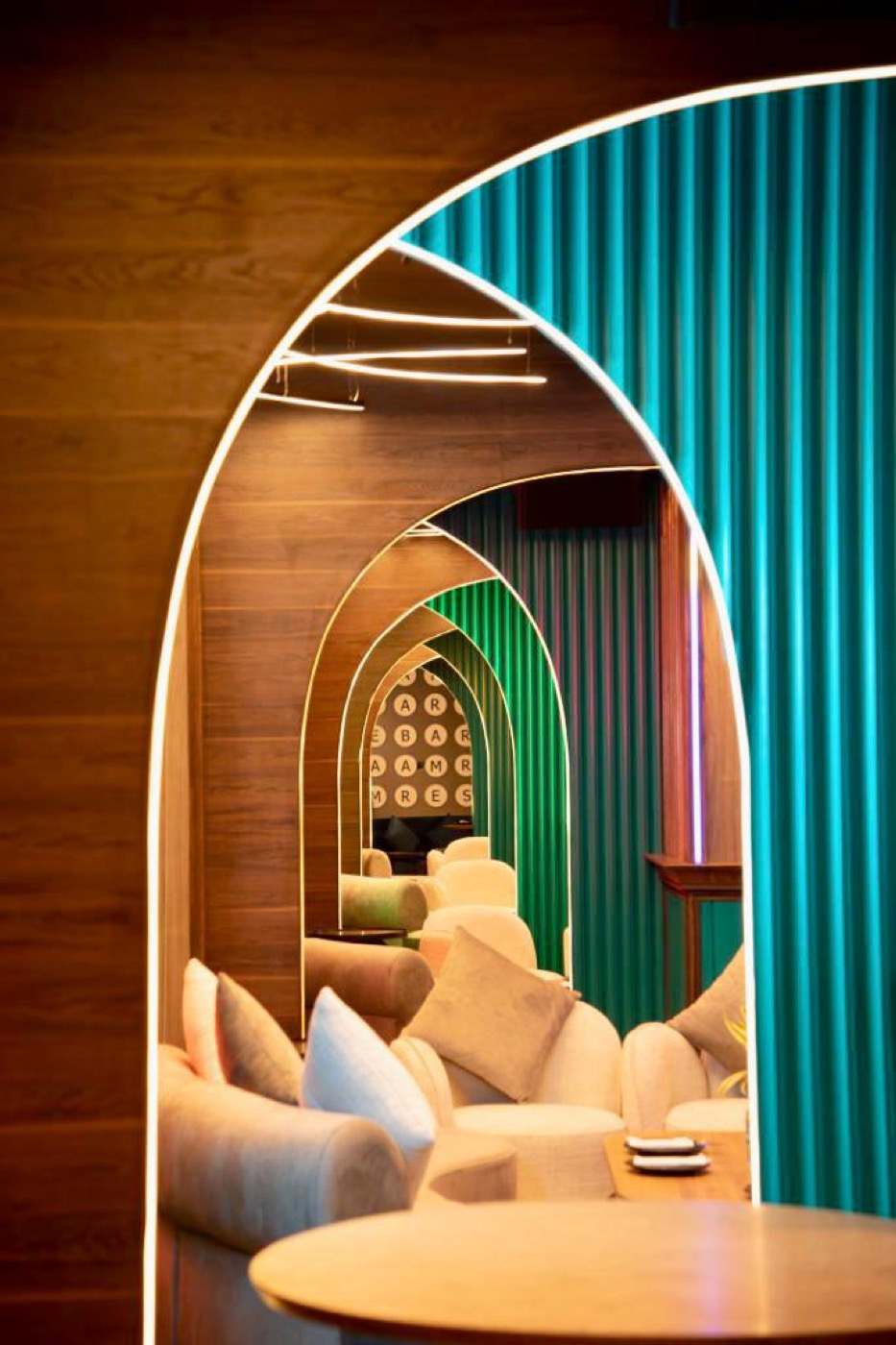 Farzi Café interior detail