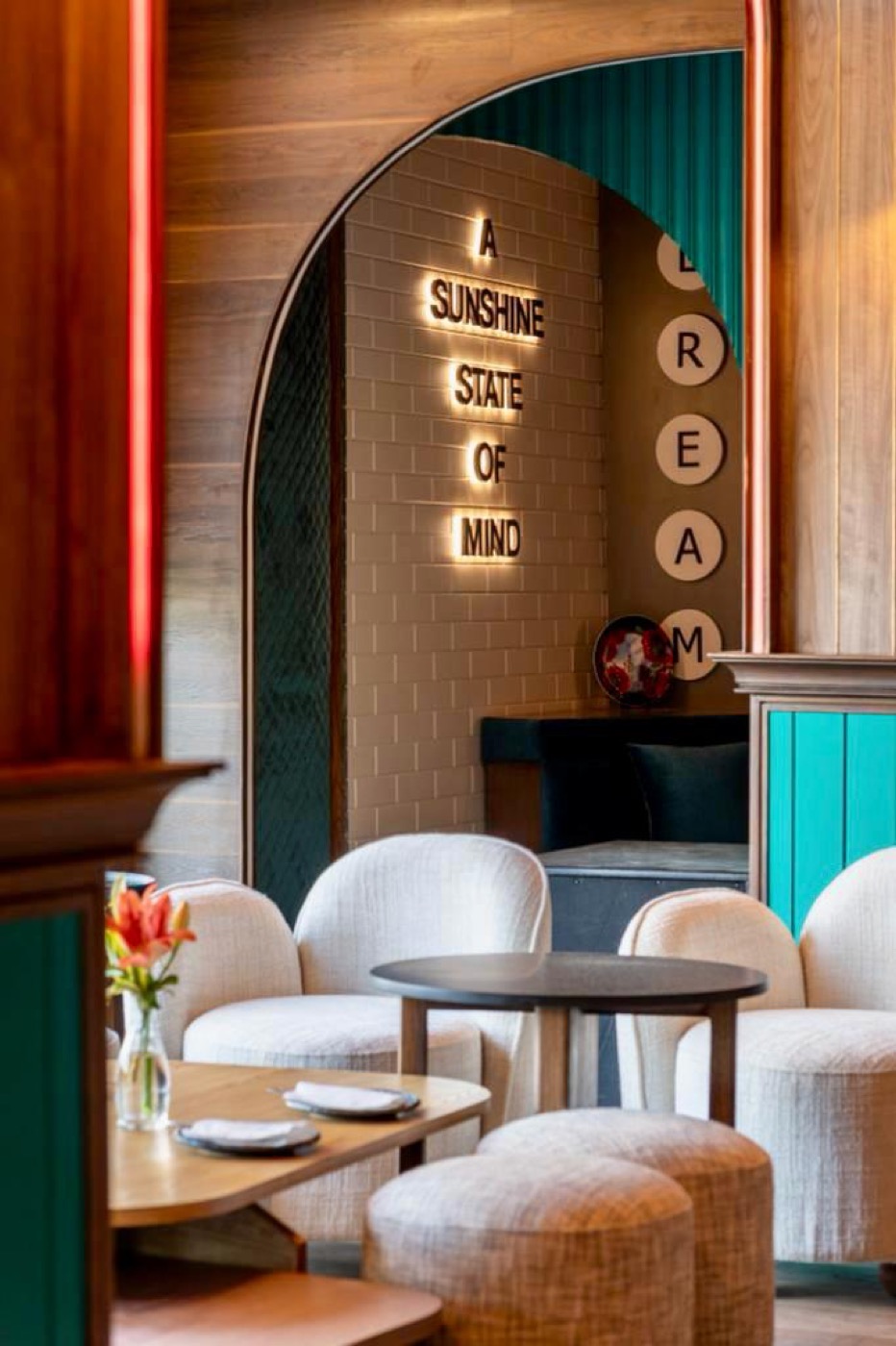 Farzi Café interior detail