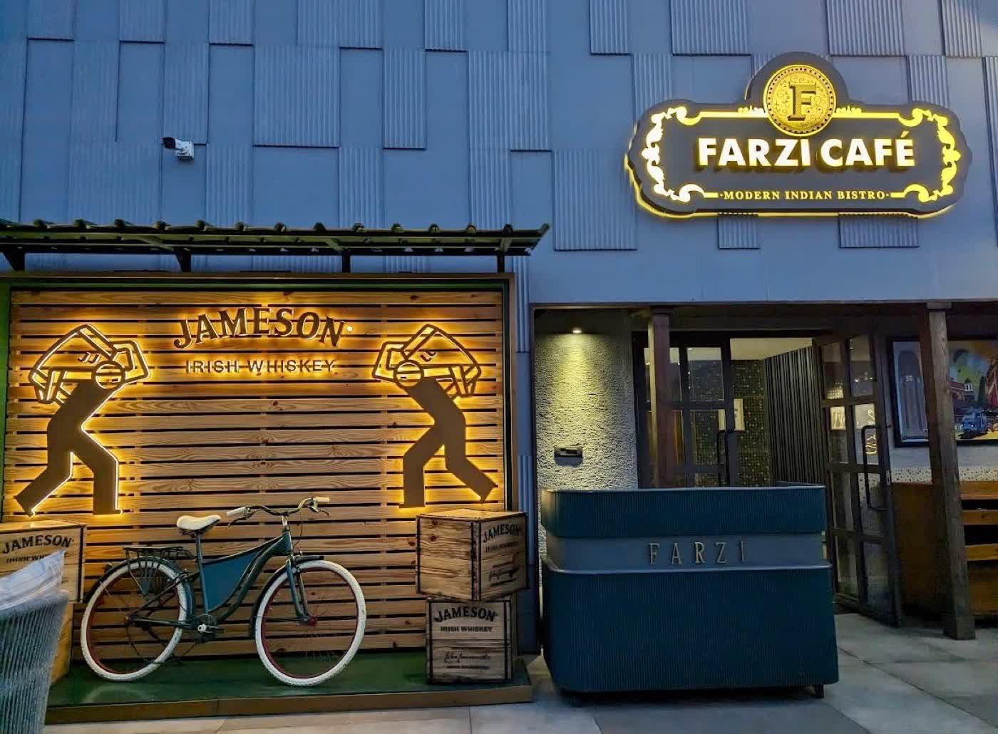 Farzi Café interior detail